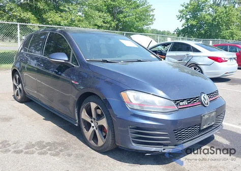 2015 Volkswagen Golf Gti 2.0T Autobahn 4-Door z USA, uszkodzony, nr VIN 3VW5T7AU3FM078976